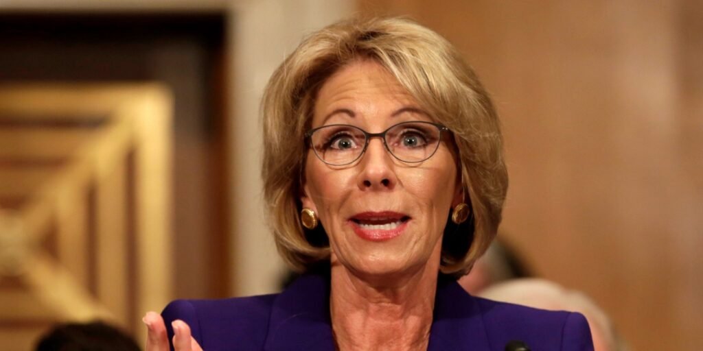 Betsy DeVos.