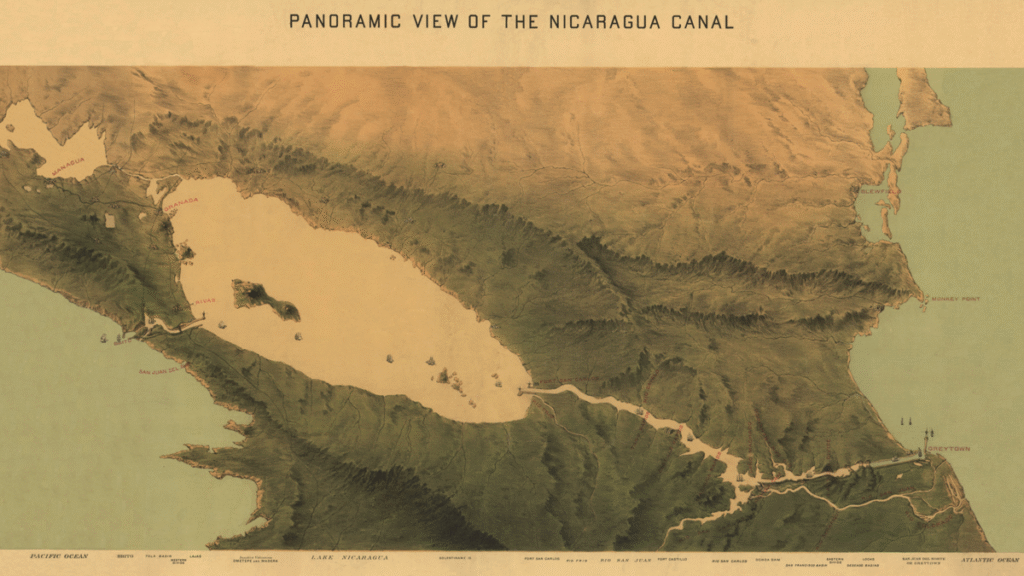 Utopía del canal interoceánico nicaragüense.