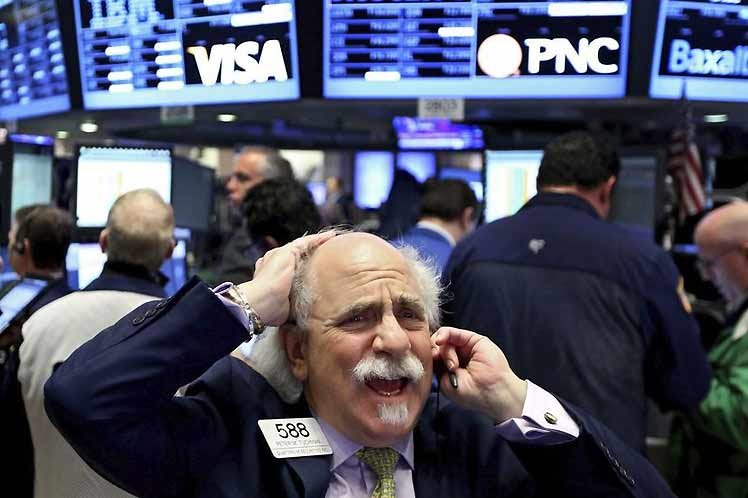 Caída de las Bolsas.