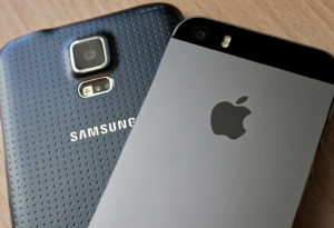 Apple y Samsung.
