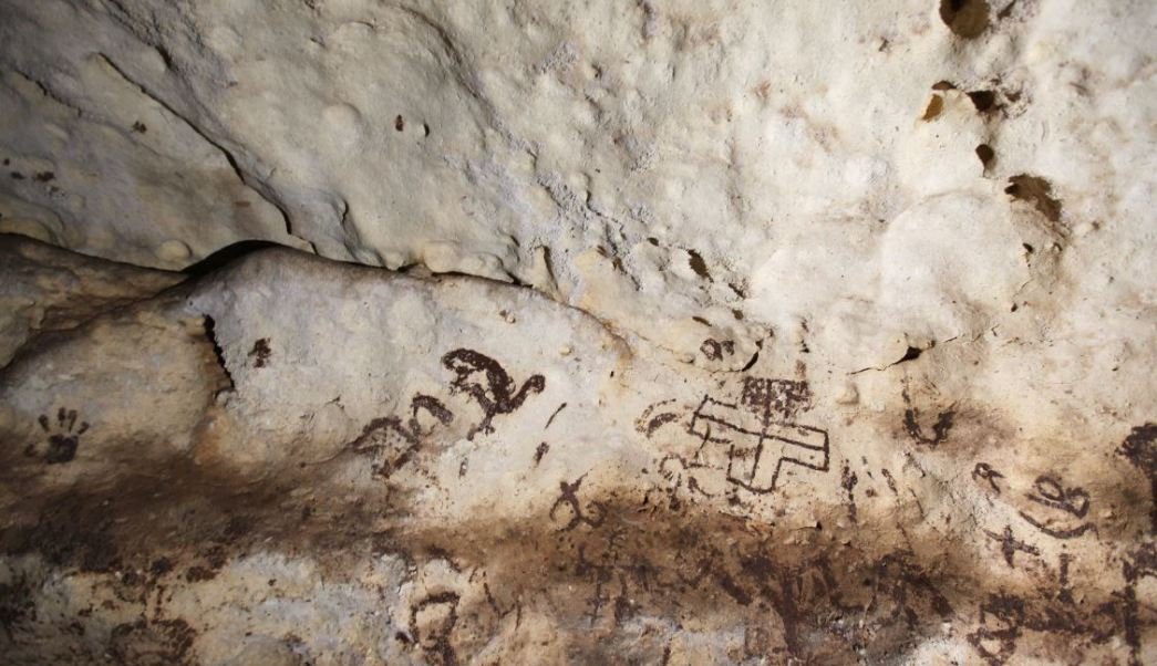 Pinturas Rupestres en Yucatán.