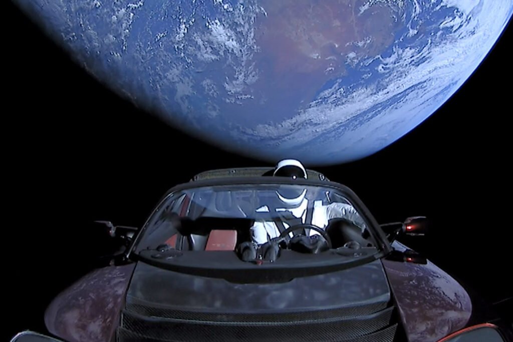El Tesla Roadster SpaceX.