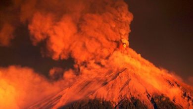Volcán de Fuego, Guatemala.
