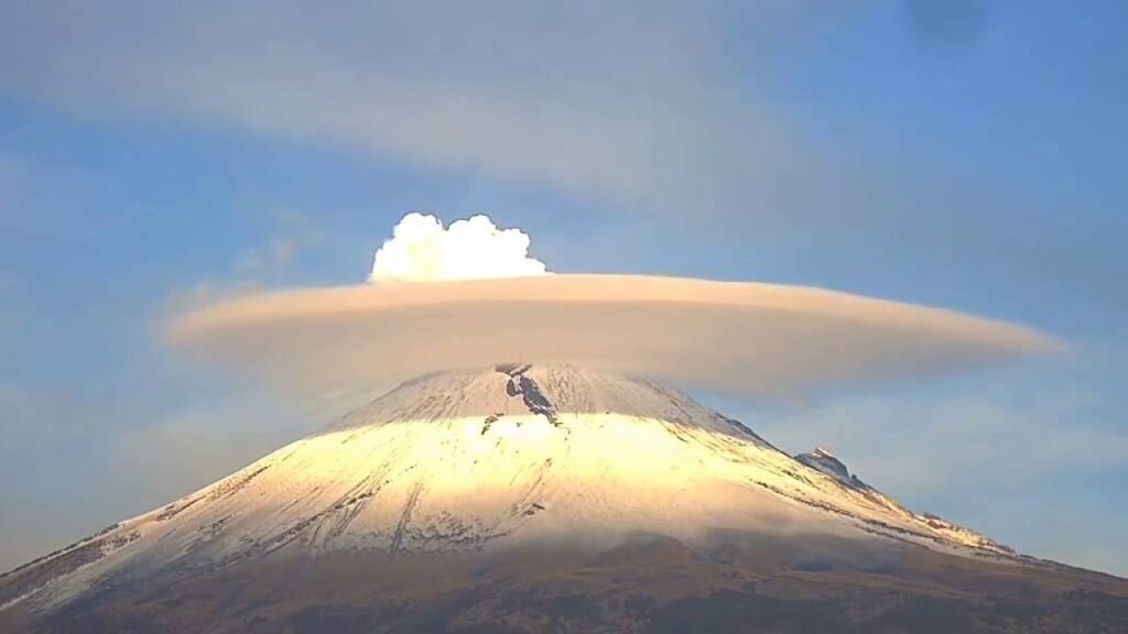 Volcán Popocatépetl.