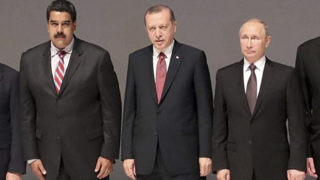 Maduro, Erdogan y Putin.