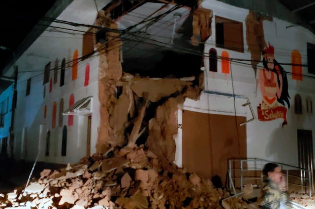 Temblor en Perú.
