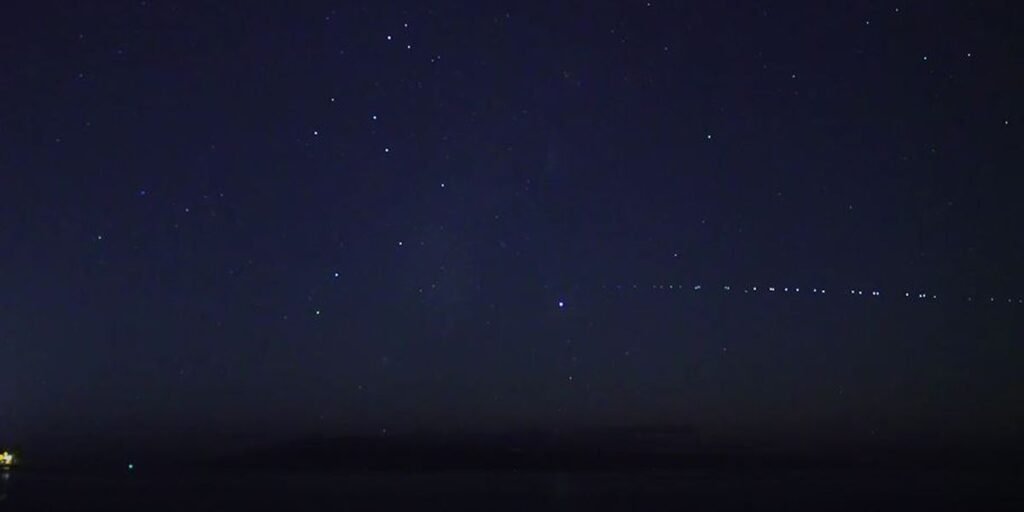 Extrañas Luces en el Cielo.