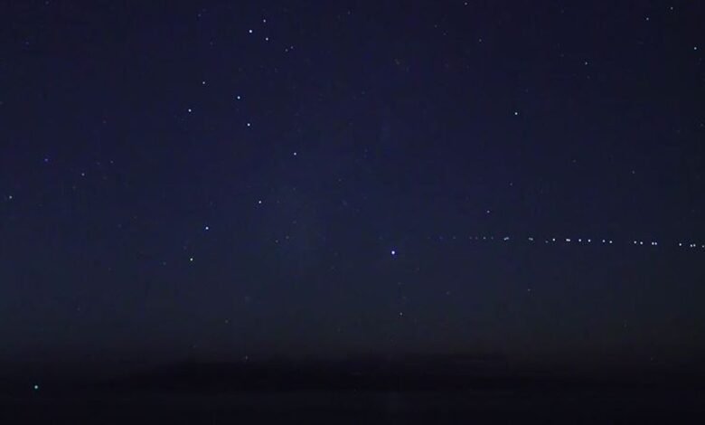 Extrañas Luces en el Cielo.