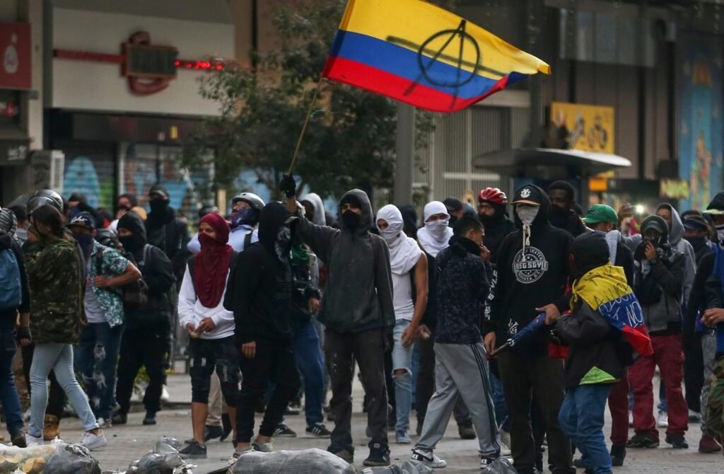 Protestas en Colombia.