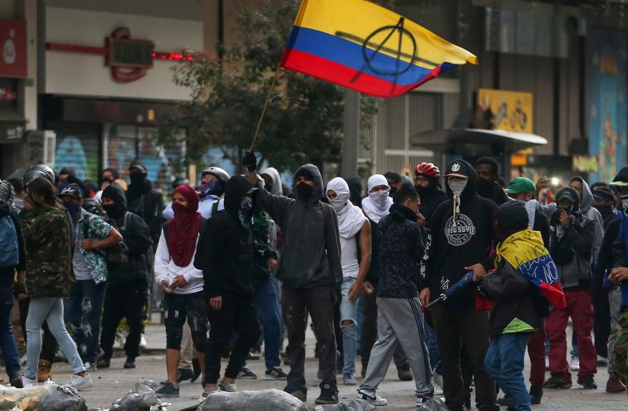 Protestas en Colombia.