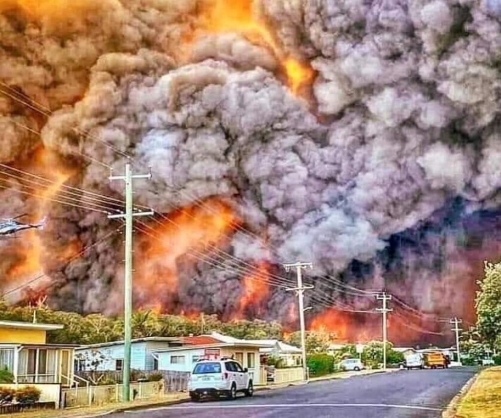 Incendios en Australia.