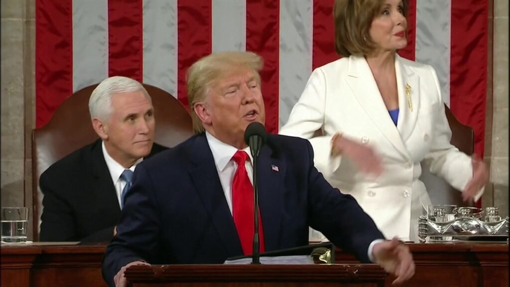 Donald Trump y Juan Guaidó.