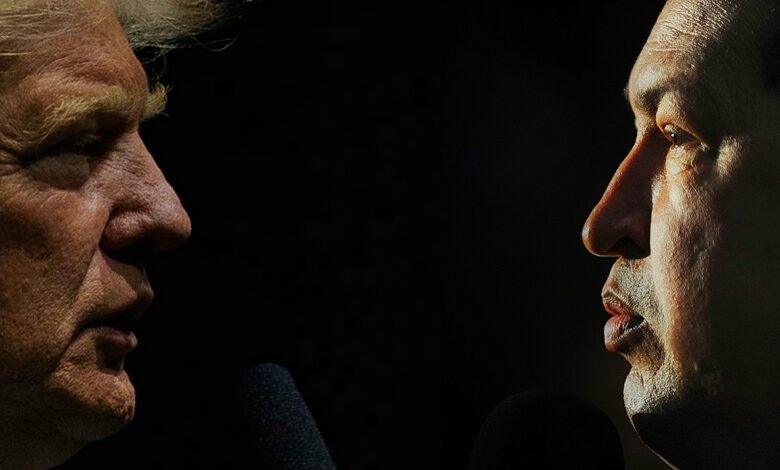 Trump y Chávez.
