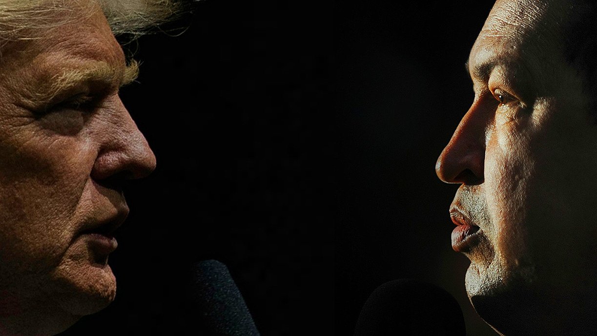 Trump y Chávez.