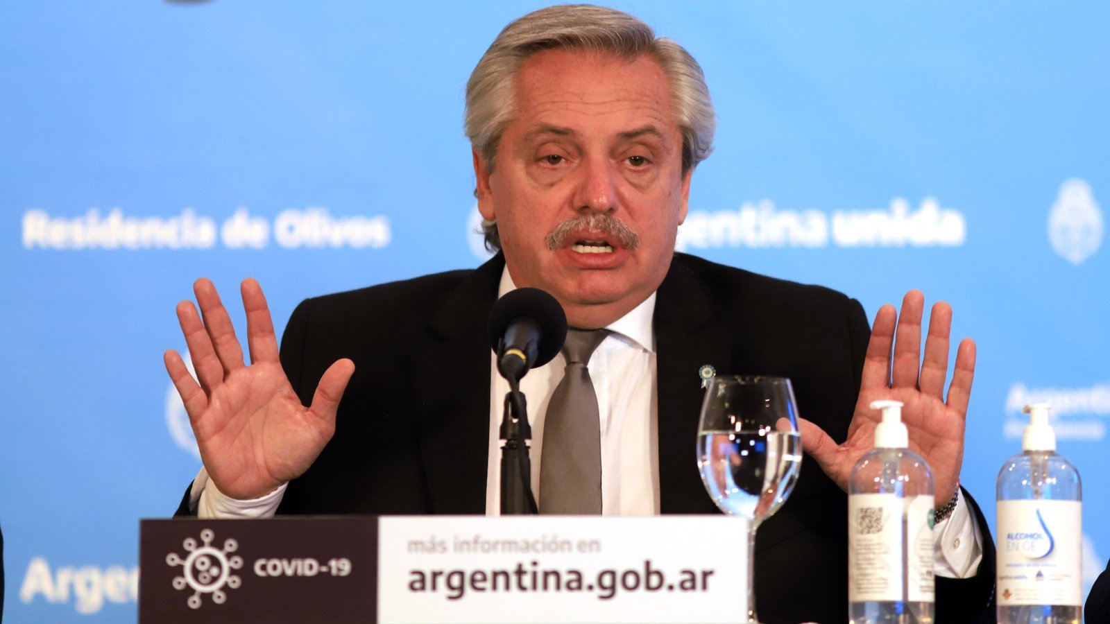 Alberto Fernández de Argentina.