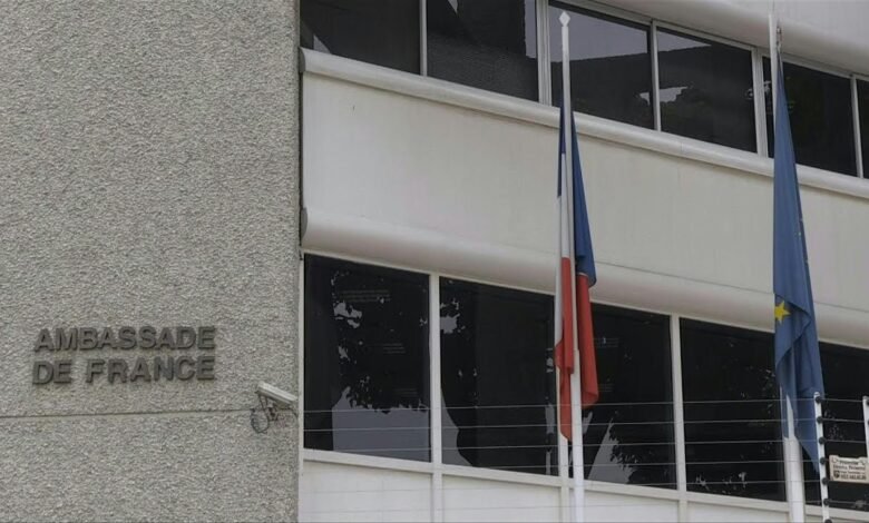 Embajada de Francia.