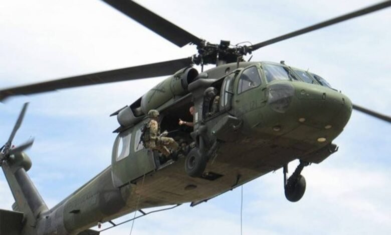 Helicóptero Colombiano.