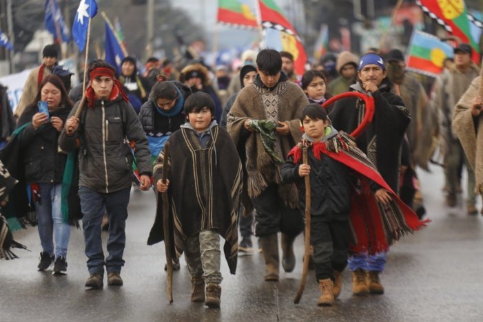 Protesta Mapuche.