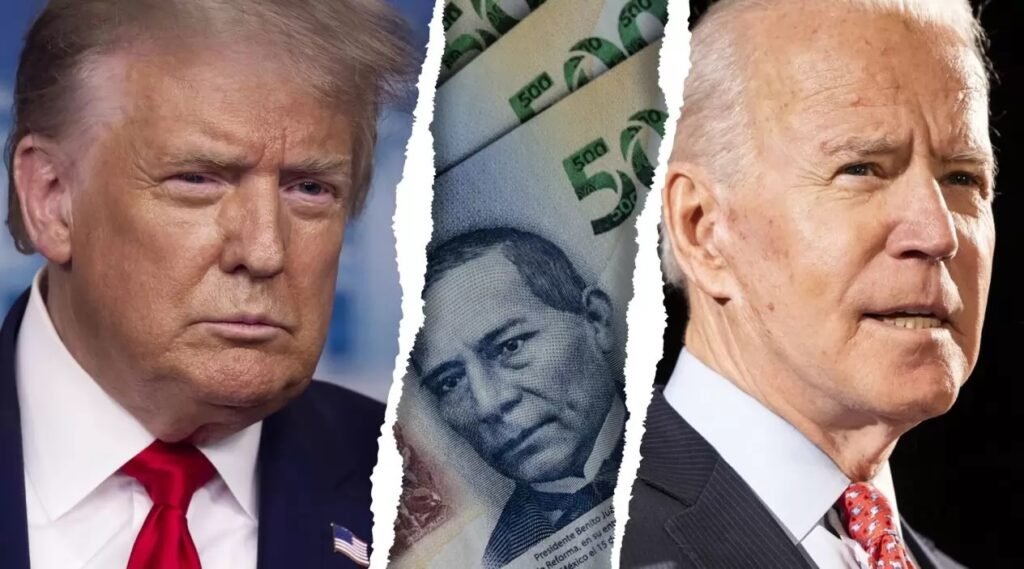 Trump, Biden y AMLO.