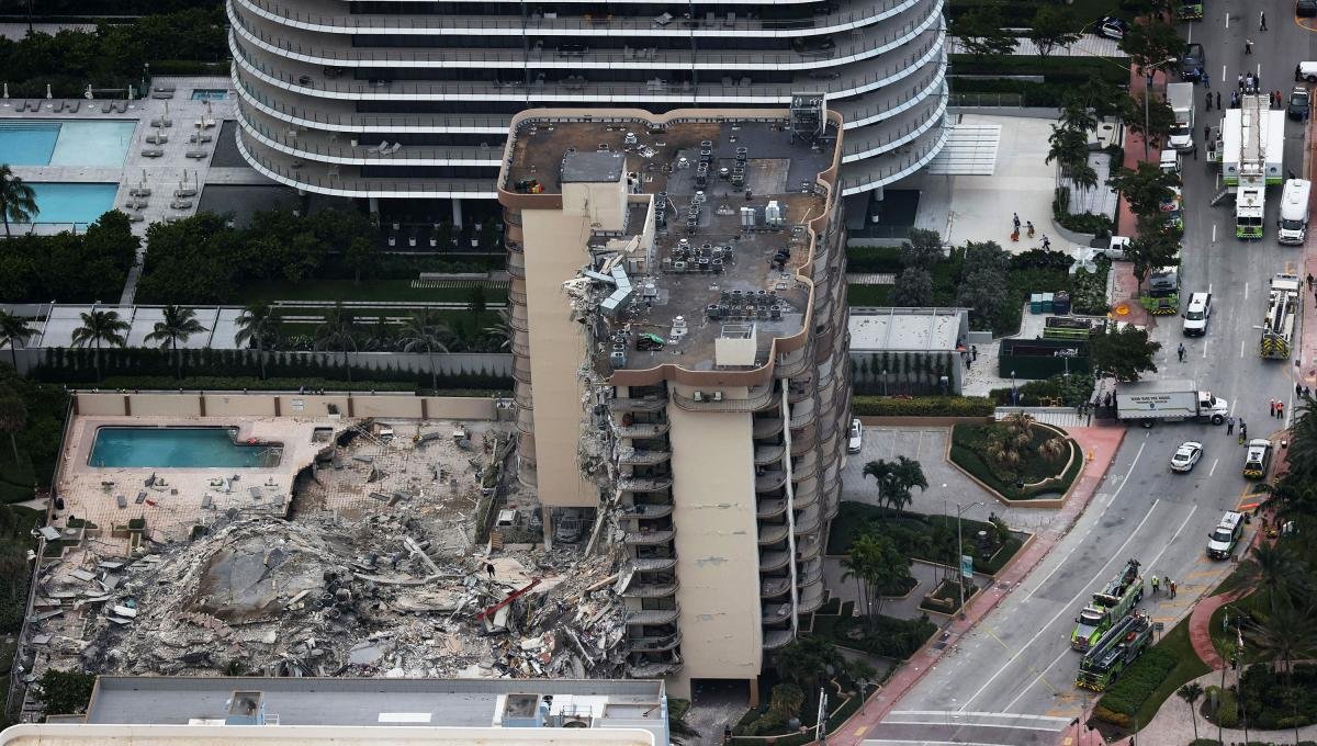 Colapsa Edificio en Miami.