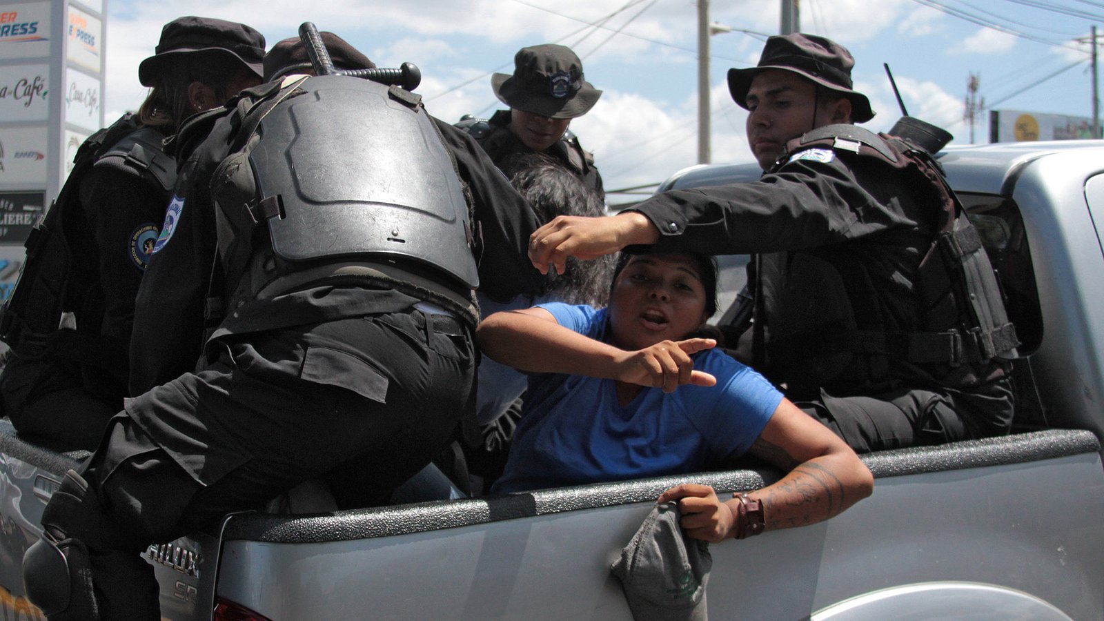 Represión en Nicaragua.