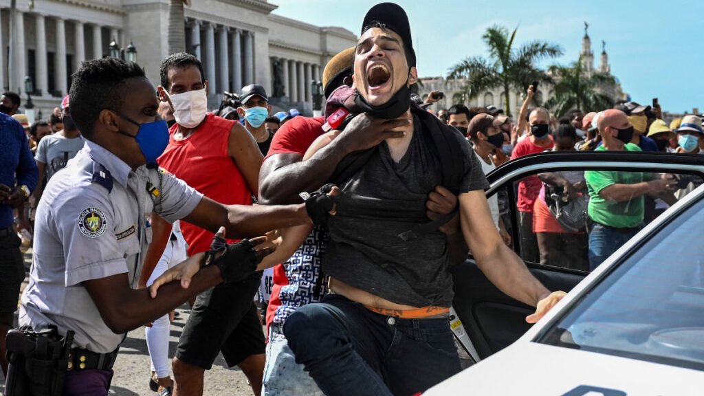 Protestas en Cuba.