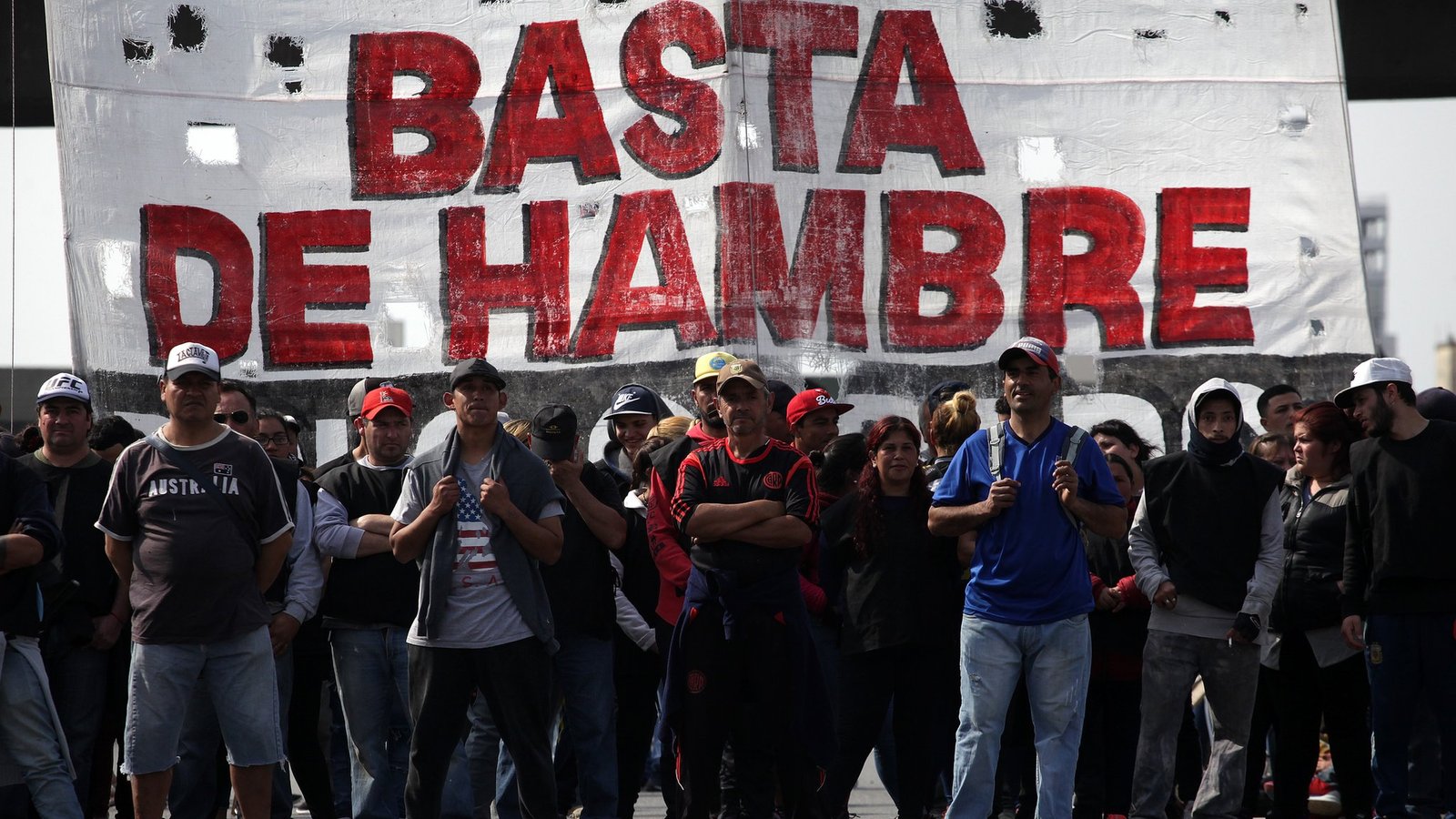 Argentina protesta por hambre.