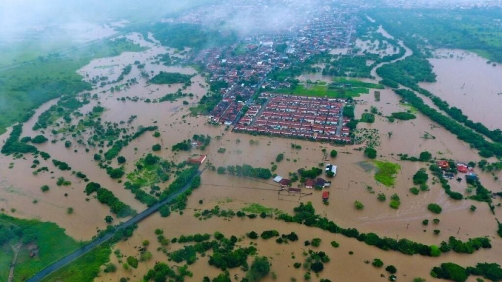Inundaciones al Sur de Brasil.