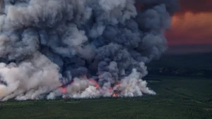 El humo ahoga a Canadá.