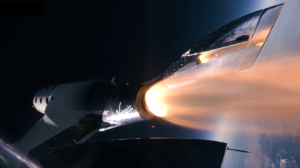 Primer vuelo comercial del Unity.