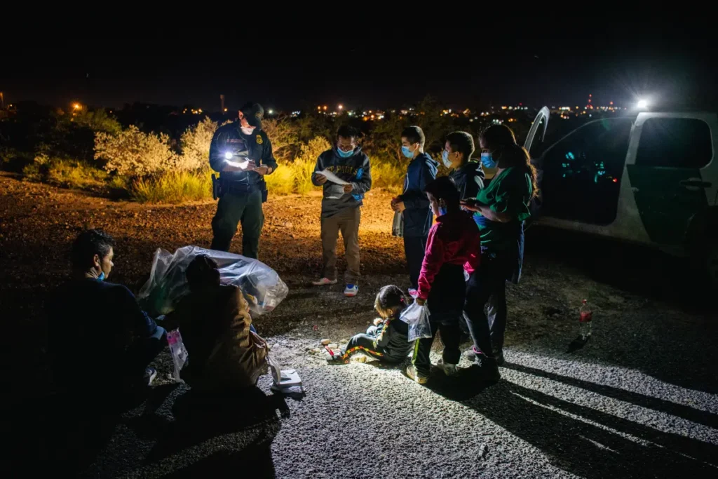 La mala política migratoria de Biden.