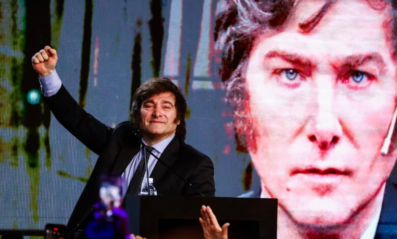 Javier Milei presidente de Argentina.