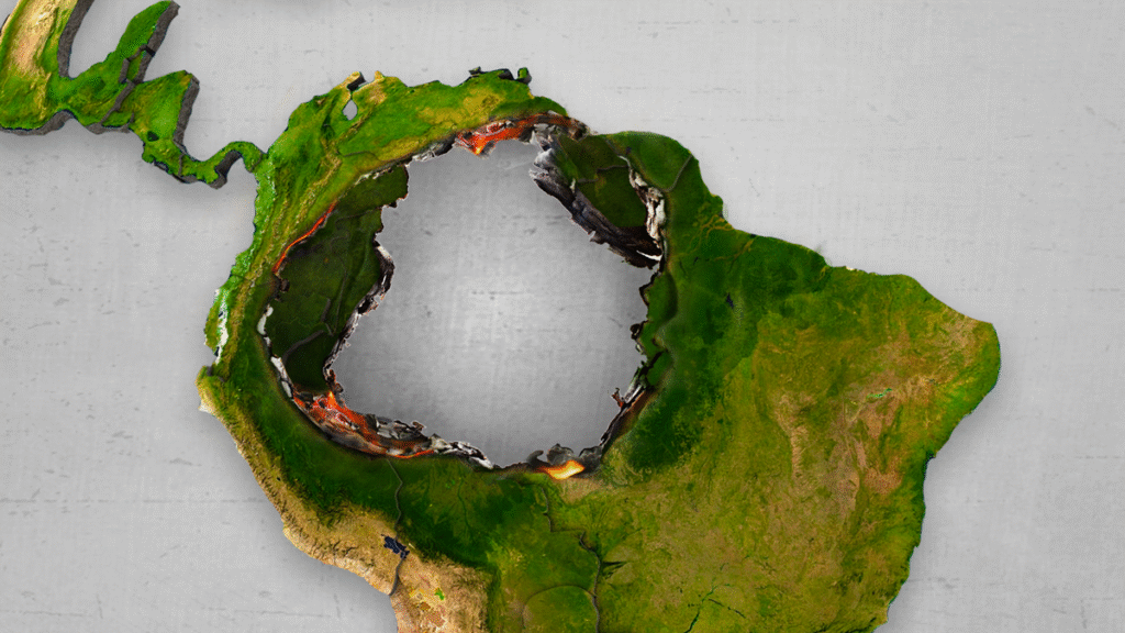 El Amazonas se seca.