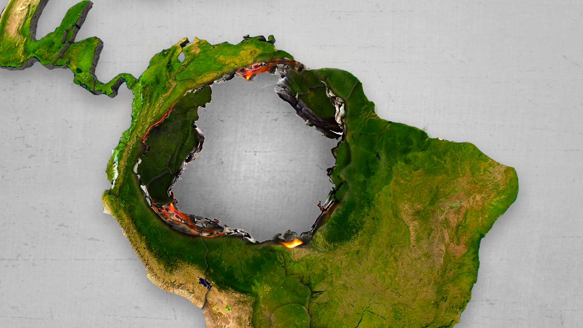 El Amazonas se seca.