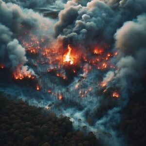Arrecian incendios forestales en Bolivia.