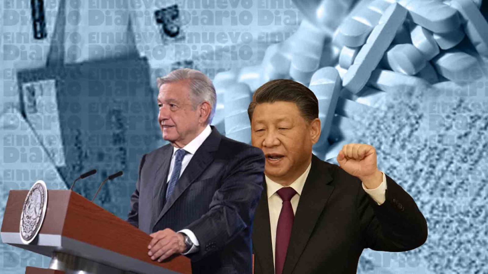 Xi Jinping y AMLO hablan de fentanilo.