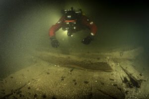 14 barcos de esclavos encontrados en las Bahamas.