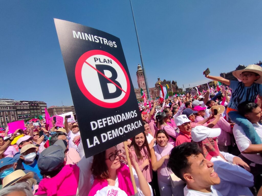 Protesta democrática.
