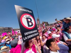 Protesta democrática.