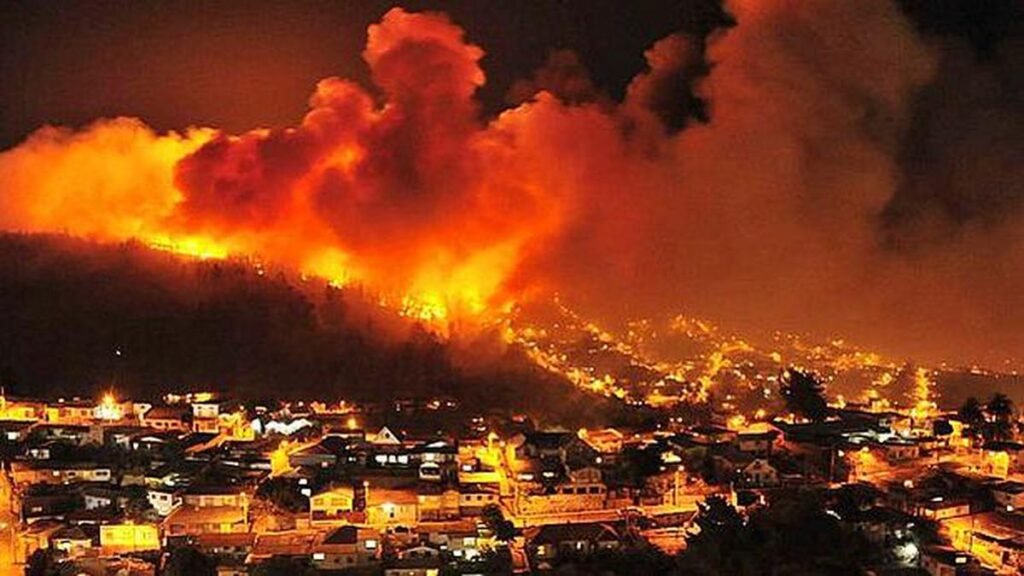 Incendio mortal en Chile.