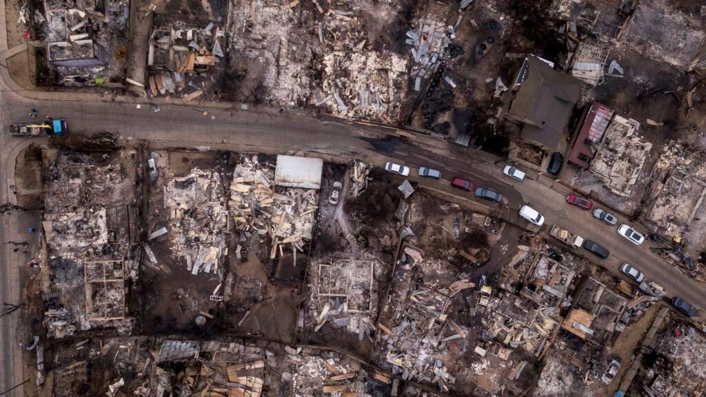 Incendios en Chile.