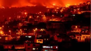 Incendio mortal en Chile.