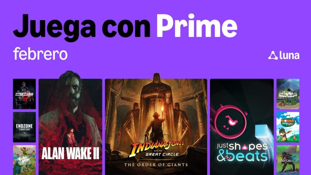 Amazon Prime incluye acceso gratuito a Luna, su plataforma de juegos en la nube